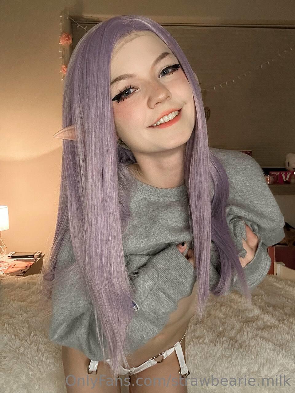 Strawbeariemilkk / StrawberryMillk Filtraciones Nude de OnlyFans 1