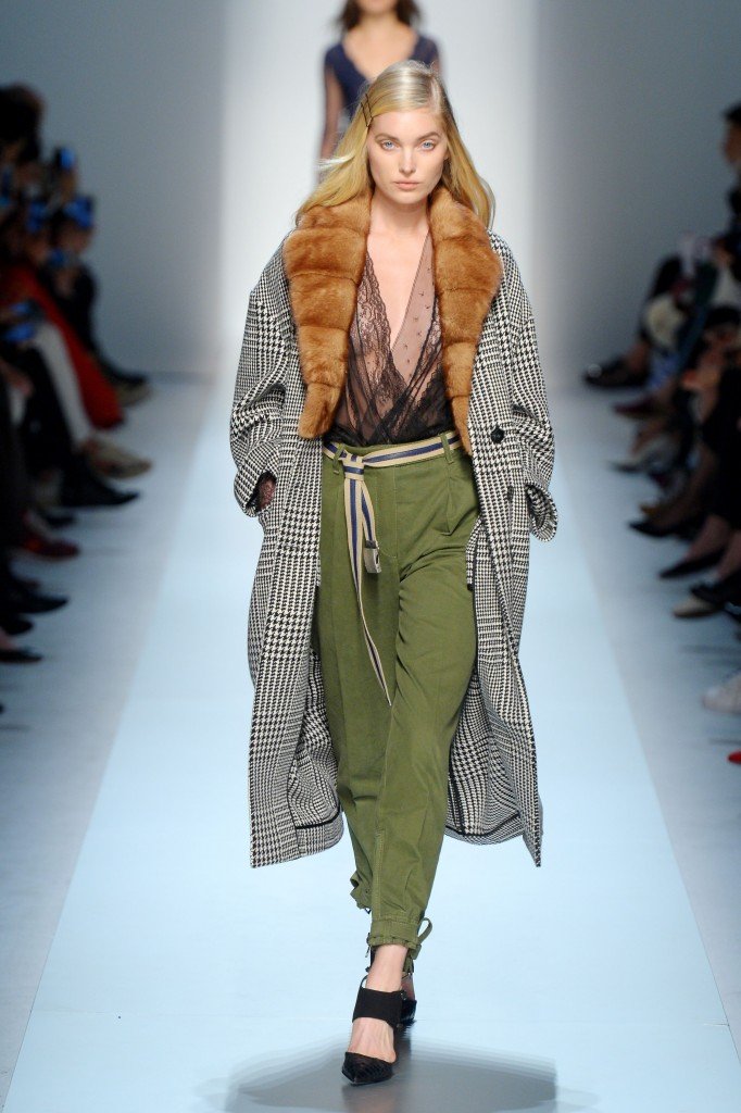 Mandatory Credit: Photo by Davide Maestri/WWD/REX/Shutterstock (8435272a) Elsa Hosk on the catwalk Ermanno Scervino show, Runway, Autumn Winter 2017, Milan Fashion Week, Italy - 25 Feb 2017