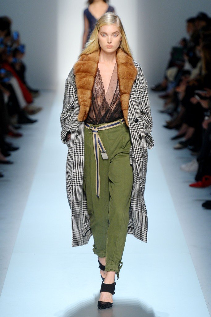 Mandatory Credit: Photo by Davide Maestri/WWD/REX/Shutterstock (8435272d) Elsa Hosk on the catwalk Ermanno Scervino show, Runway, Autumn Winter 2017, Milan Fashion Week, Italy - 25 Feb 2017