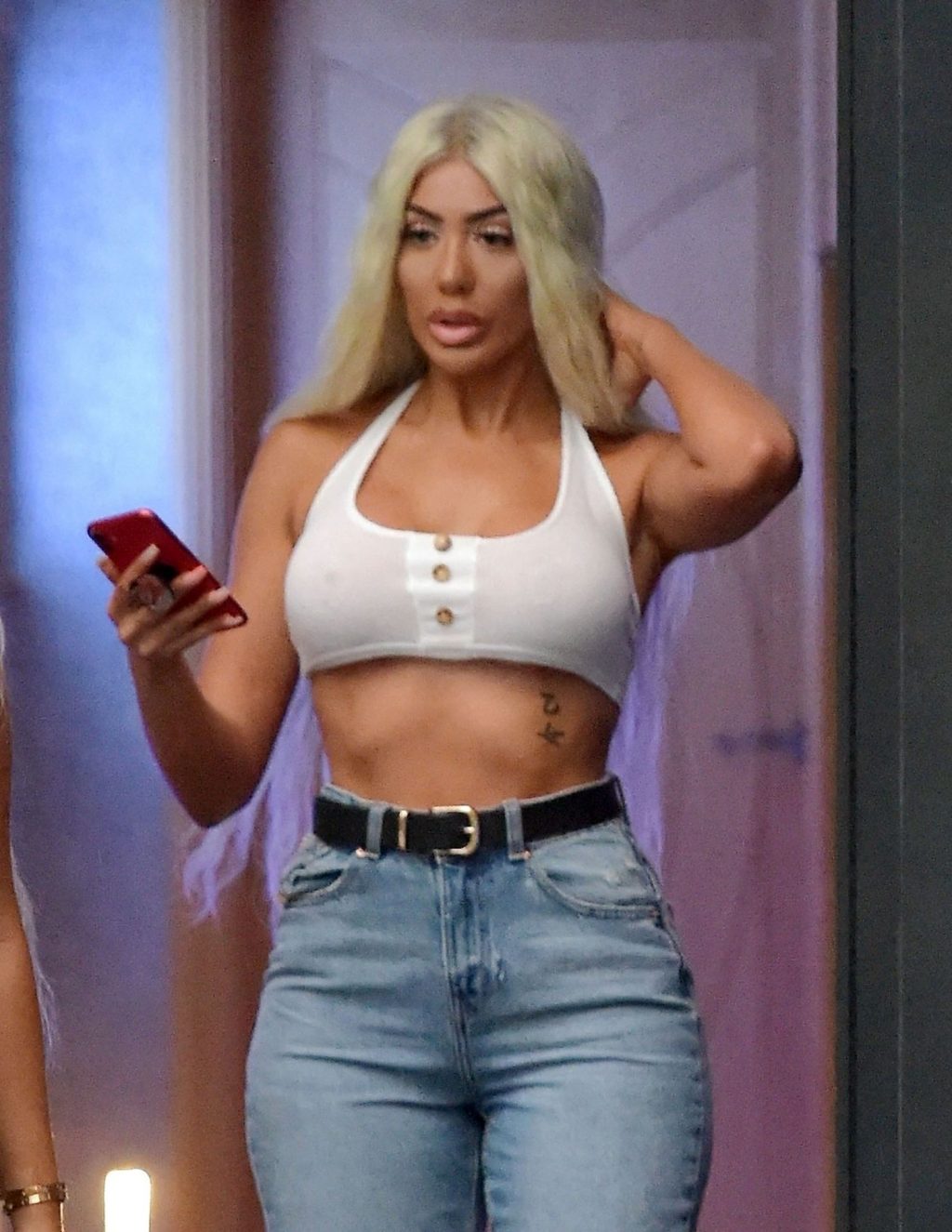 Chloe Ferry sin sujetador